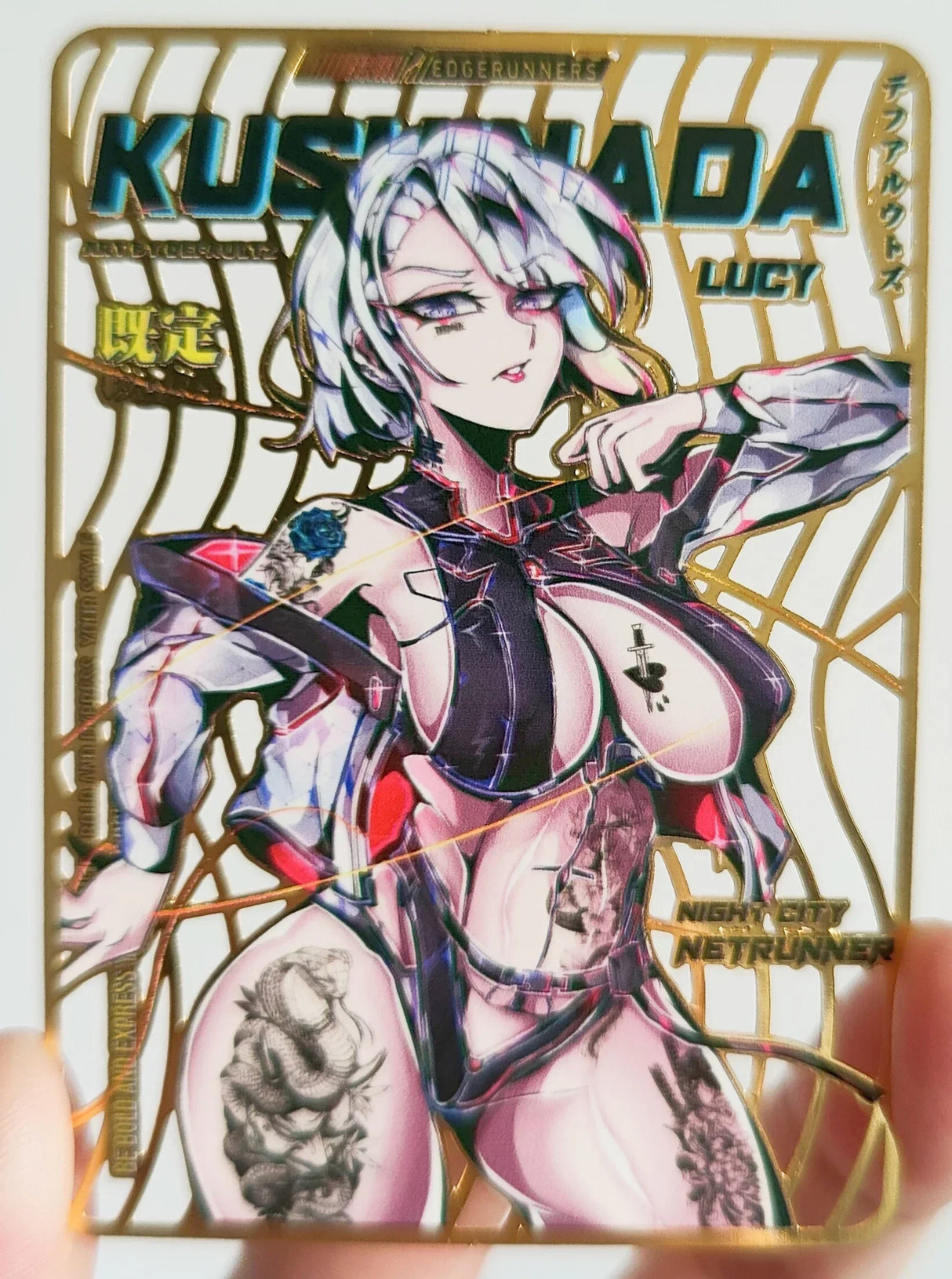 28PC/Set Anime Goddess Story DIY ACG Tsunade Albedo Kurumi Sexy Metal Card Collectible Cards Boys Play Toys Birthday Gifts