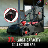 13-inch 13-Amp 2-in-1 Electric Dethatcher and Scarifier w/Removeable 4-Position Height Adjustment,Lawn dethatcher