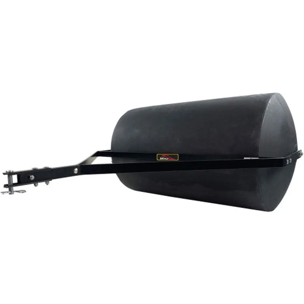PRT-362BH-A 690 lb. Tow Behind Poly Lawn Roller with Easy Turn Plug, 24 by 36-Inch, Flat Black