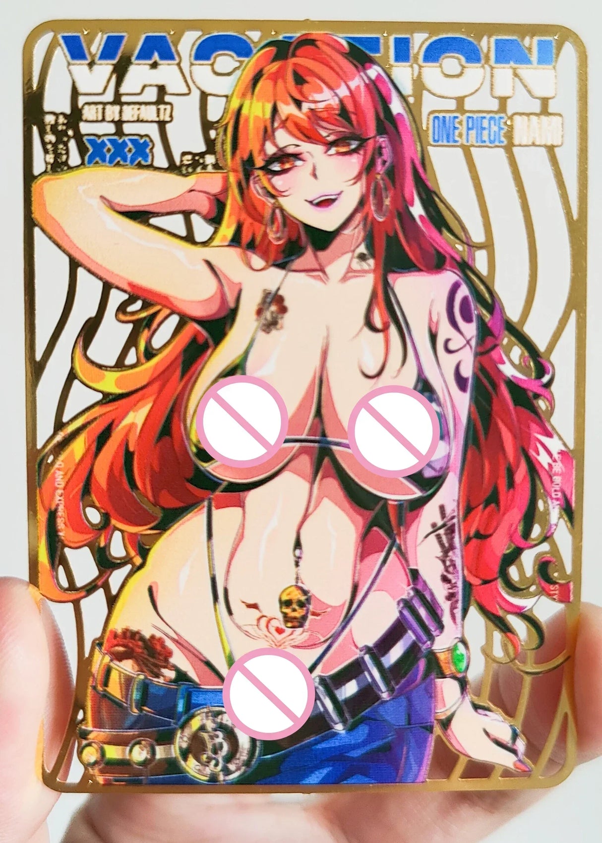 28PC/Set Anime Goddess Story DIY ACG Tsunade Albedo Kurumi Sexy Metal Card Collectible Cards Boys Play Toys Birthday Gifts