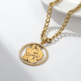 Personalized Mother's Day Gift Custom Photo Engraved Necklace Custom Photo Pendant Memory Family Jewelry Gifts Free Jewelry box