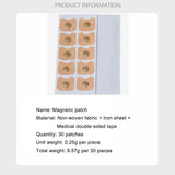 10/100/200 Pcs Nose Patches Magnetic Suction Iron Nasal Strips Increase Air Improve Sleep Quality Reduce Snoring Tools