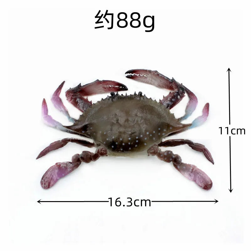 Simulation Crab Fake Food Artificial Seafood Food Model Kitchen Photography Props Restaurant Shop Window Display Home Decor