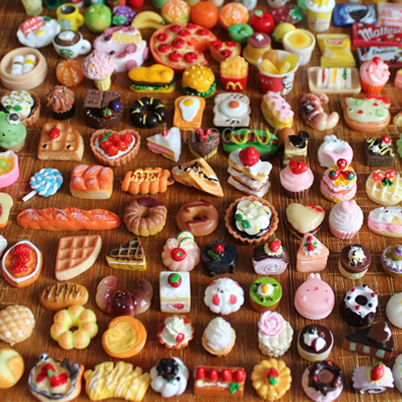 1:6 Miniature Dollhouse Food Supermarket Mini Snack Simulation Cake Wine Drink for Blyth BJD Doll Kitchen Accessories Toy