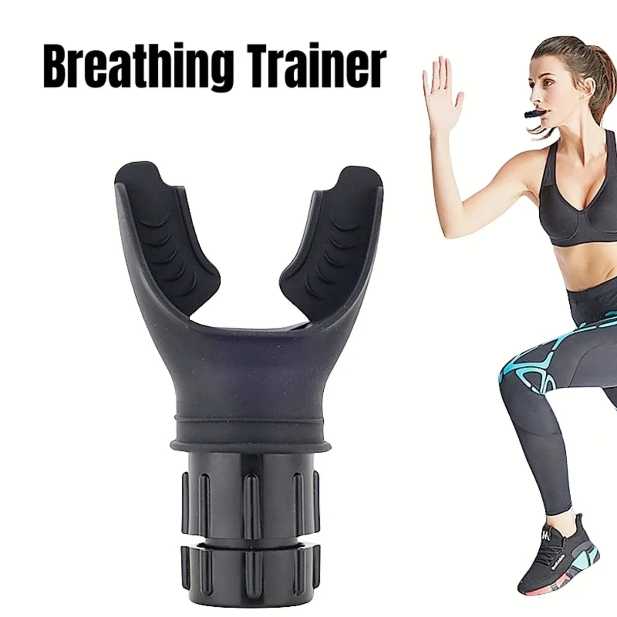 Sports Breathing Trainer Exercise Lung Face Mouthpiece Respirator Fitness Equipment  Household Healthy Care Accessories