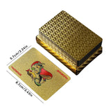 Poker Cards Standard Luxury Gold Foil Poker Board Game Playing Cards Standard Portable For Daily Entertainment Corporate