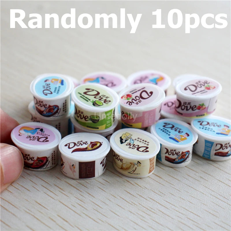 1:6 Scale Miniature Dollhouse Supermarket Shelf Mini Food Snack Beverage for Blyth BJD Doll Accessories Toy