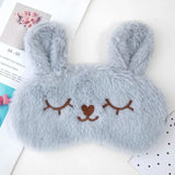 1Pc Cotton Cartoon Face Sleep Eye Mask Cute Funny Eye Cover Sleeping Mask Travel Rest Eye Band Kids Beauty Health Blindfold