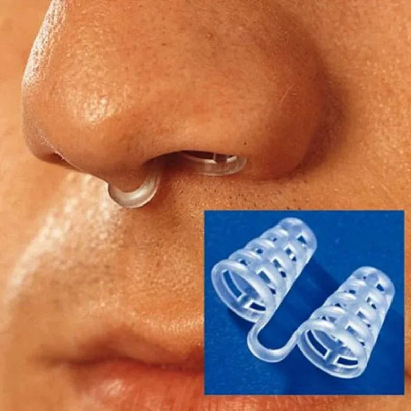 2PCS Professional Anti Snoring Device Anti Snore Nose Clip Relieve Snoring Snore Stopping Health Care For Men Women