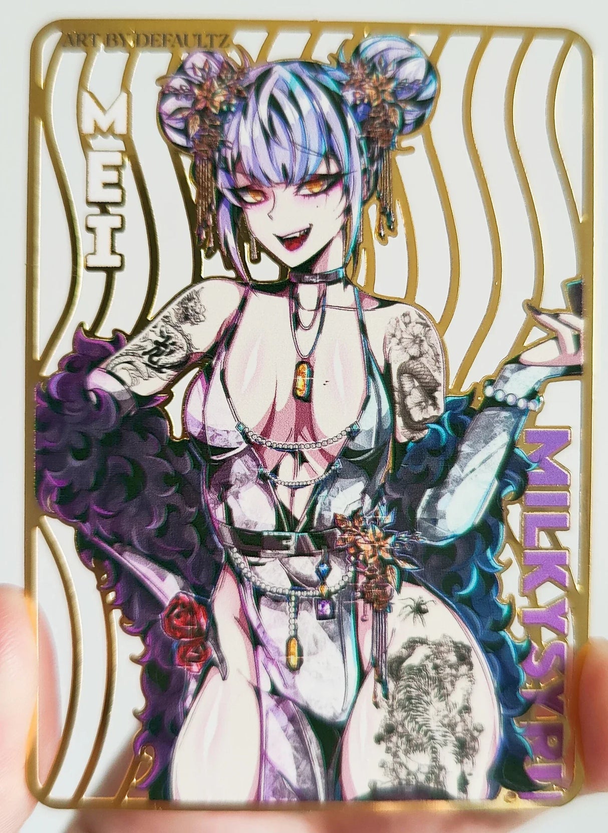 28PC/Set Anime Goddess Story DIY ACG Tsunade Albedo Kurumi Sexy Metal Card Collectible Cards Boys Play Toys Birthday Gifts