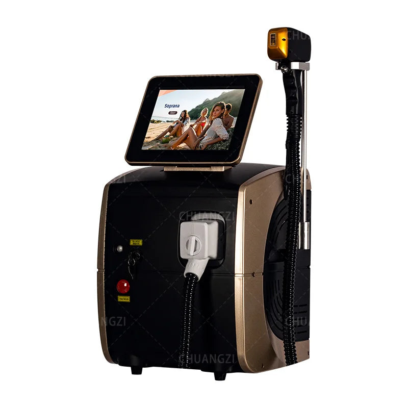 3000W Face 808nm Diode Laser Hair Removal Machine Alexandrit Permanent Painless Physical Underarm Body Care Depilation Equipment