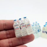 1:12 Dollhouse Miniature Simulation Mineral Water Bottle with Box Drink Model Miniaturas Play Kitchen Doll Supermarket Food Toy