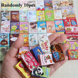 1/6 Scale Miniature Dollhouse Supermarket Store Food Mini Snacks Drinks for Doll Blyth BJD Accessories Toy