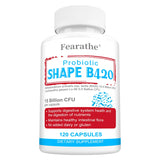 Shape B420 Probiotics, Supplement for Men and Women, Supports Digestive Health and Metabolic Rate, Promotes Nutrient Absorption