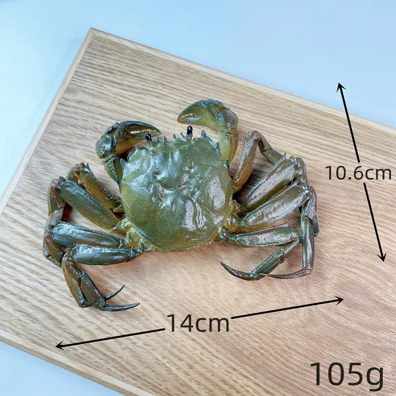 Simulation Crab Fake Food Artificial Seafood Food Model Kitchen Photography Props Restaurant Shop Window Display Home Decor