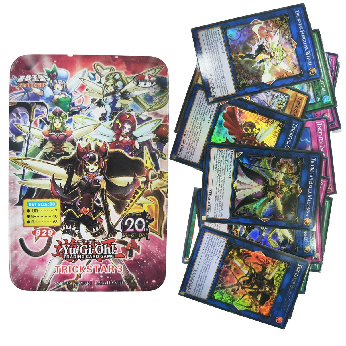 Yu Gi Oh Cards EXODIA PACK Card English Holographic Golden White Dragon Duel Game Collection Card with Tin Box