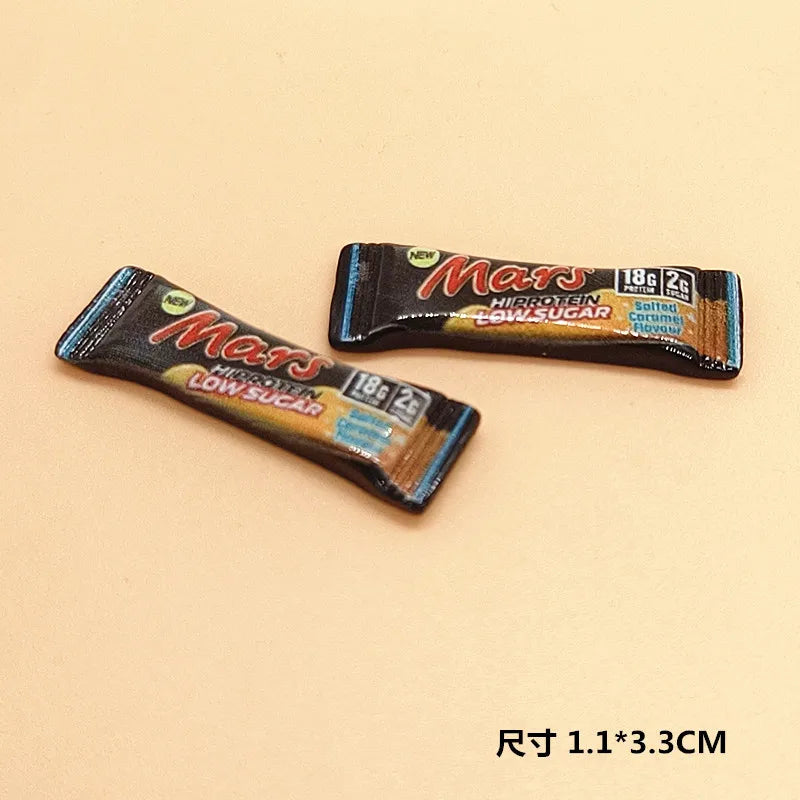 2/6/12PCS Supermarket Dollhouse Miniature food Candy Sack Bag Model Toys for Blyth Doll Accessories