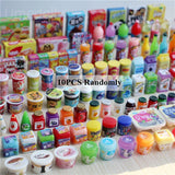 1/6 Scale Miniature Dollhouse Supermarket Store Food Mini Snacks Drinks for Doll Blyth BJD Accessories Toy