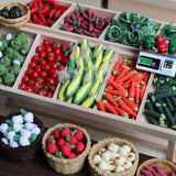 1:12 Scale Miniature Vegetable Mini Corn Carrot Pretend Play Dollhouse Food for OB11 BJD Doll Kitchen Supermarket Toy